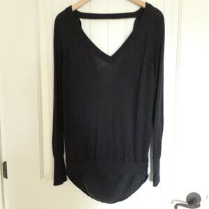 Lululemon Unity Pullover in Heathered Black / Black Size 10